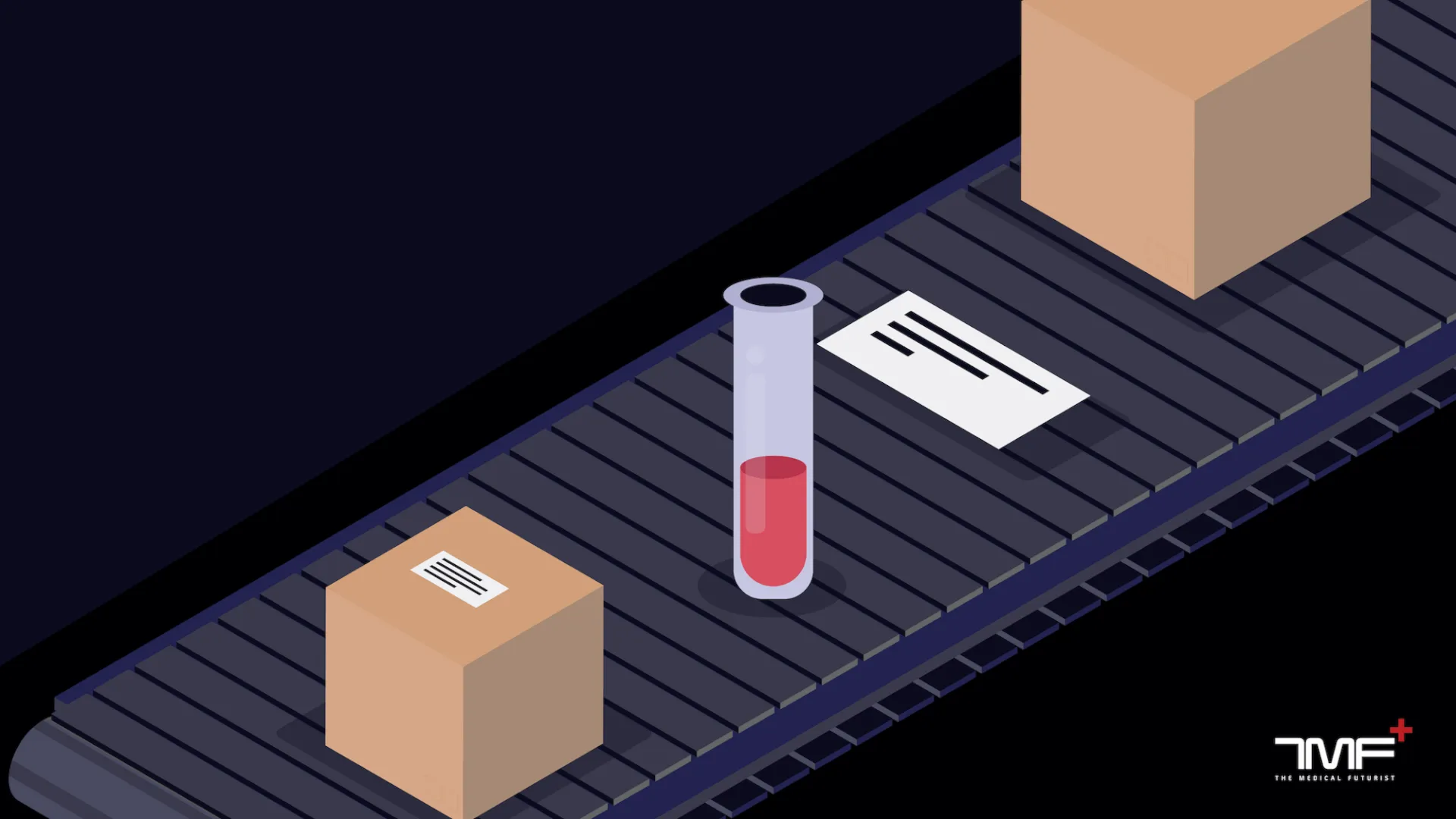 The post delivers at-home lab tests
